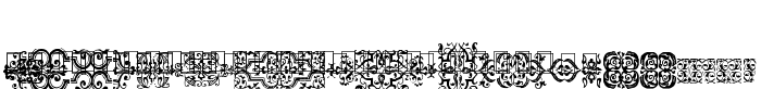Font preview IM FELL FLOWERS 1