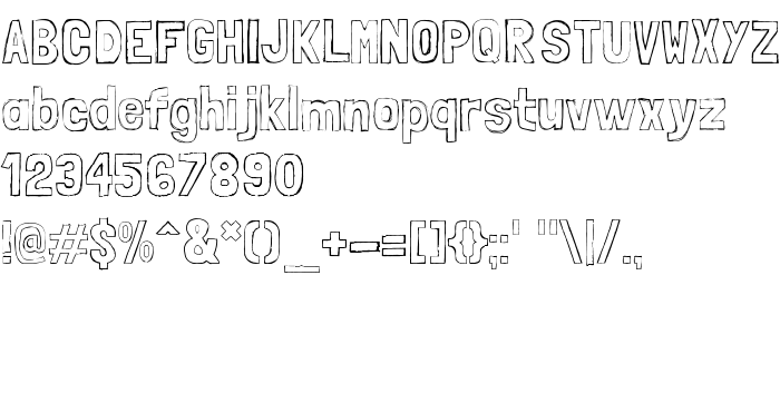 Font preview Londrina Sketche