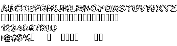 Font preview Apocalypshit