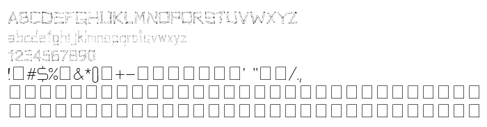 Font preview Woodenhead