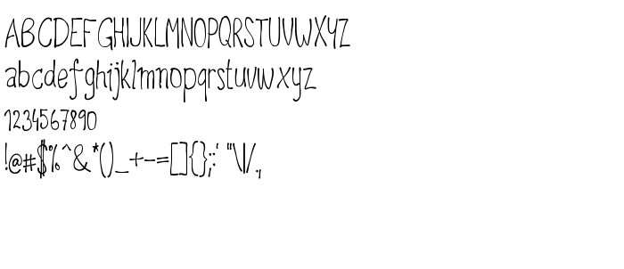 Font preview upirpaw