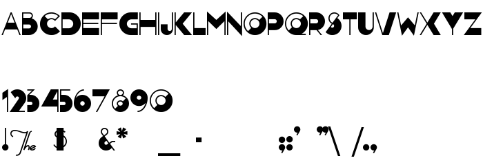 Font preview Nightcap