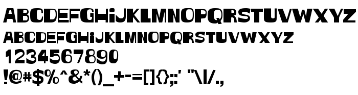 Font preview Witless
