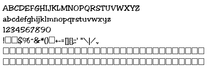 Font preview Jester Regular