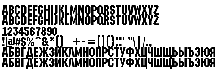 Font preview a_MachinaNova