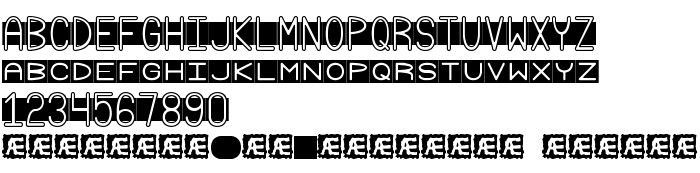 Font preview Grudge (BRK)