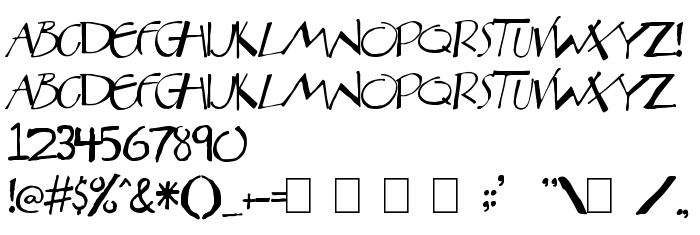 Font preview Aberration