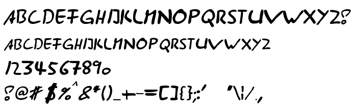 Font preview AST 285