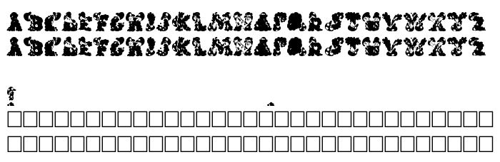 Font preview Carols Regular