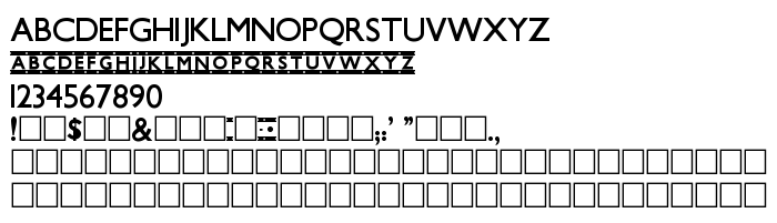 Font preview Underground