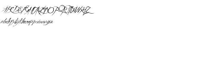 Font preview a Theme for murder