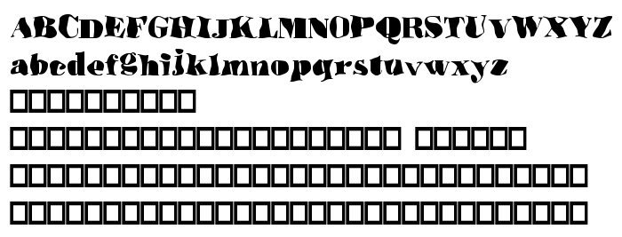 Font preview Underwater Love