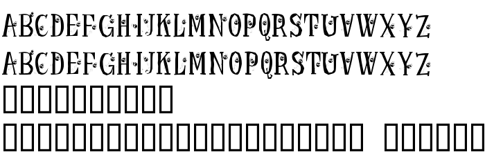 Font preview KR Ladybug