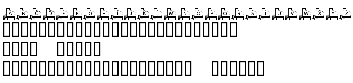 Font preview KR Piano Man