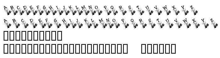 Font preview KR Jack In The Box