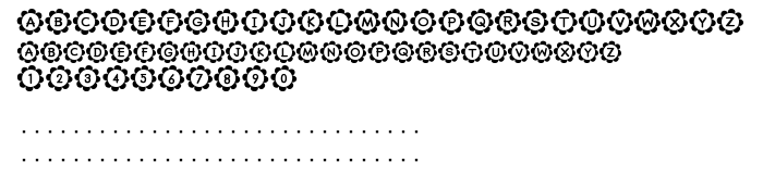 Font preview PU-RI-N (sRB)