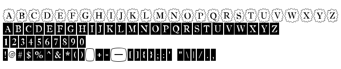 Font preview a_AntiqueTrdCmDc3Cb