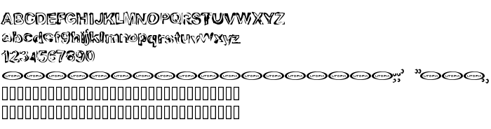 Font preview Playdough