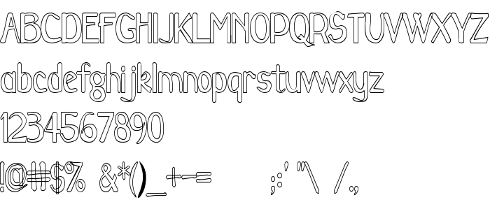 Font preview CarawayHC