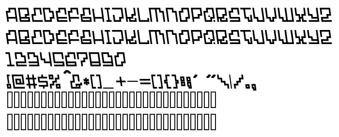 Font preview Hypersonic