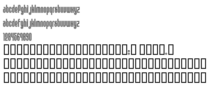 Font preview Disco 1
