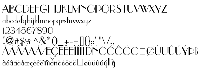 Font preview Paragon