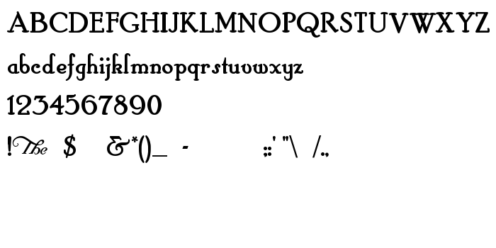 Font preview HobbyHorse