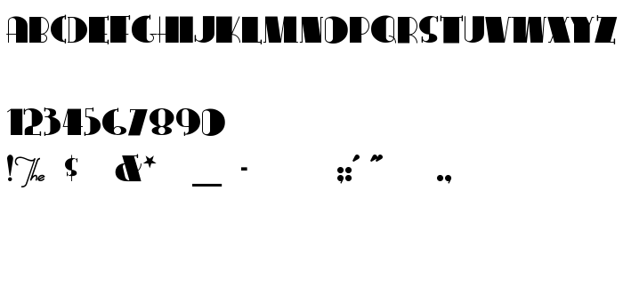 Font preview CongaLine