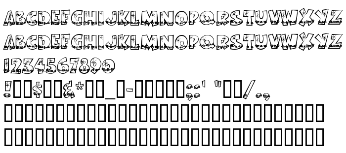Font preview Bodie MF Holly