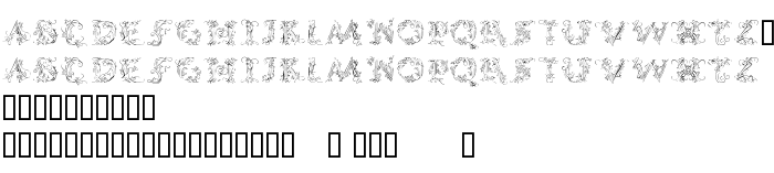 Font preview CalliPsoGrafia  Regular