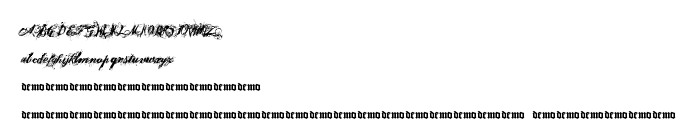 Font preview Poesie_Noire