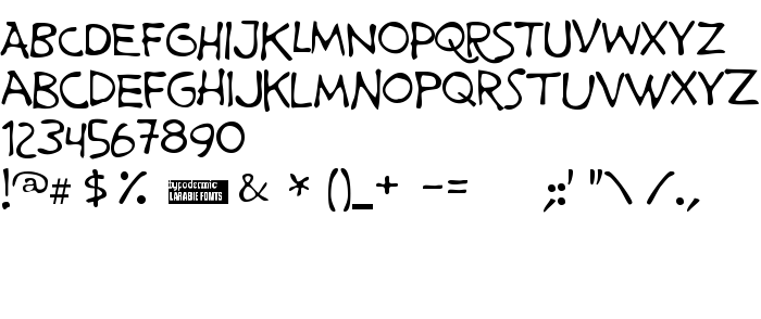 Font preview Prime Minister of Canada