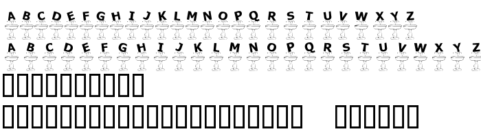 Font preview KR Fountain